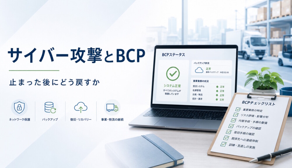 サイバー攻撃から考える、BCPの大切さ